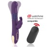 TREASURE - BASTIAN RABBIT UP & DOWN ROTATOR & VIBRATOR + WATCHME REMOTE CONTROL