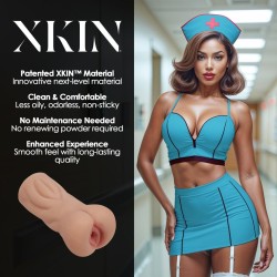 Carreer Girls - Naughty Nurse Trixie Nightshift - TPE Small Masturbator - 130g - Tan
