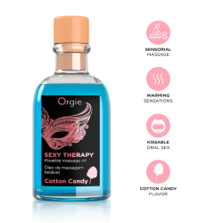Orgie Sexy Therapy Kissable Massage Set Cotton Candy
