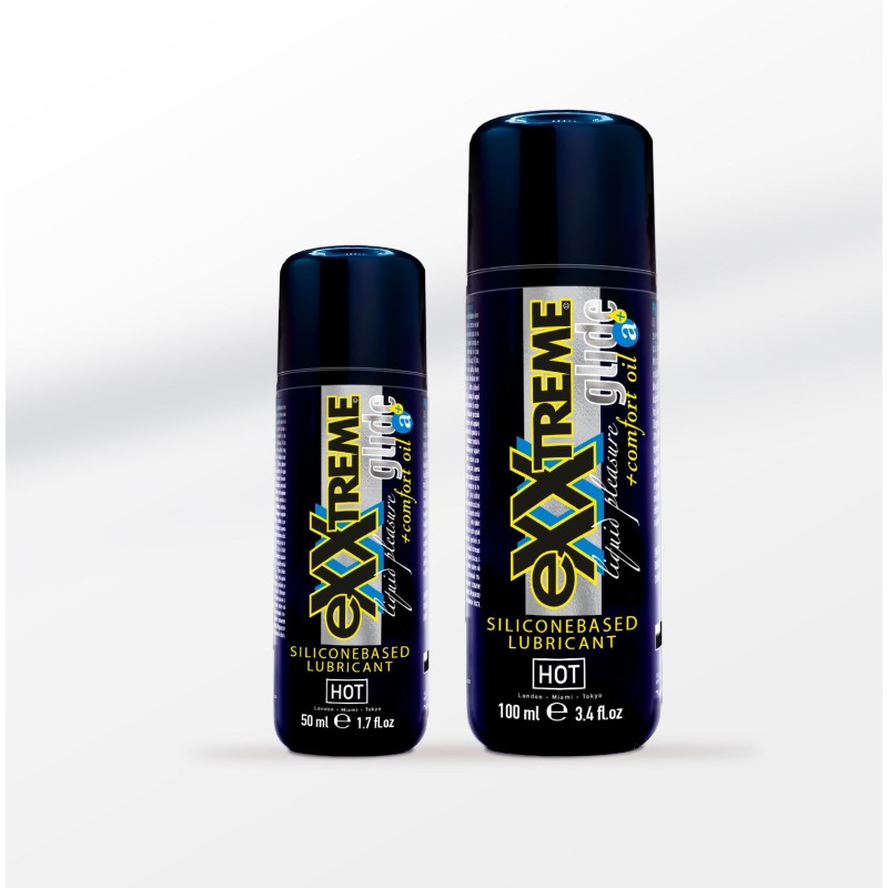 Hot eXXtreme Glide - siliconebased lubricant + comfort oil a+ 100ml