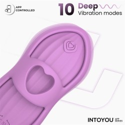 Laia Heated Finger Vibrator with App Lavender