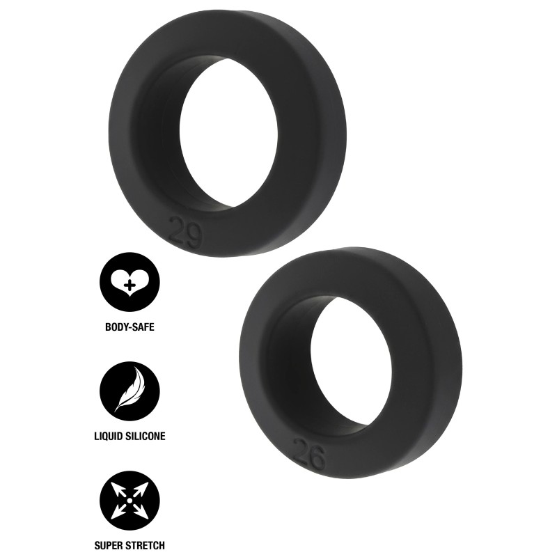 Double Stackers C-Rings 2 Pcs Set