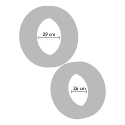 Double Stackers C-Rings 2 Pcs Set