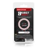 Penis Ring 100% Solid Silicone 3.6 cm Red and Black