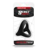 Triple Cock Ring Solid Silicone 40/35/32 mm Size S