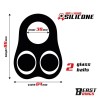Penis Ring with Glass Balls Liquid Silicone 30 mm
