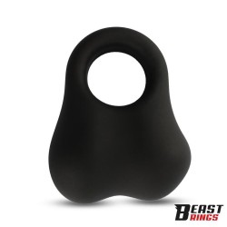 Penis Ring with Glass Balls Liquid Silicone 30 mm