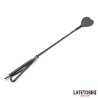 Whip with Heart Shape Black 60cm