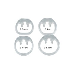 Clear Control Cock Cage X-Short