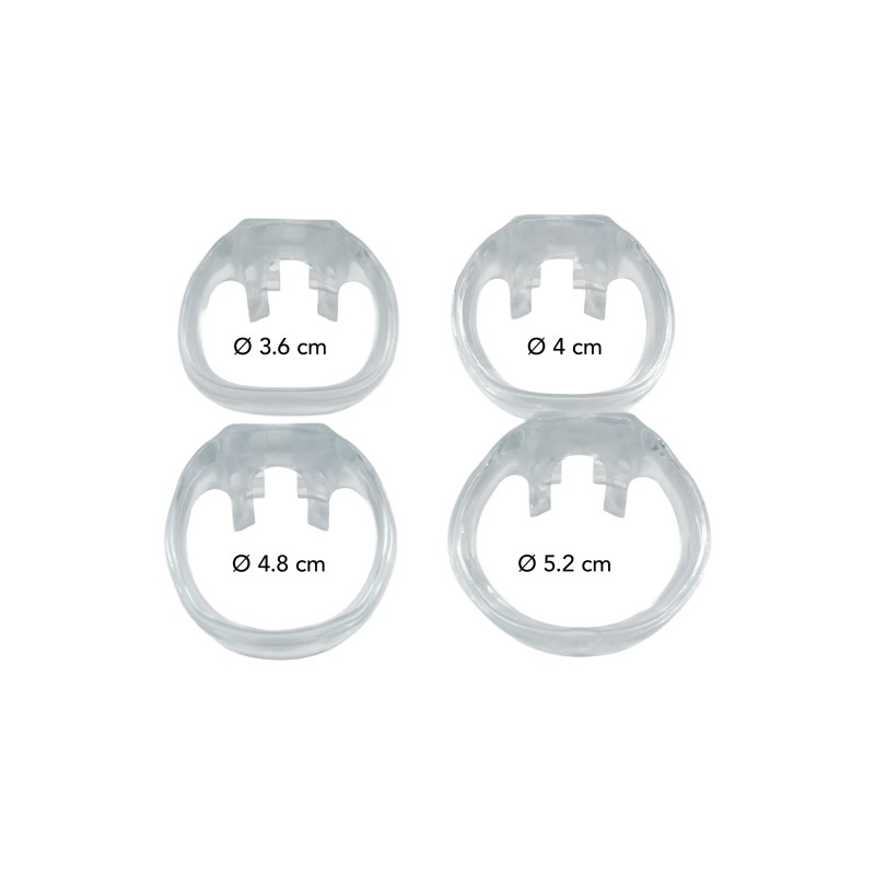 Clear Control Cock Cage X-Short
