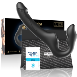 IBIZA - REMOTE CONTROL STRAPLESS VIBRATOR 3 MOTORS 1000