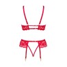 Rose set red