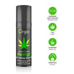 Orgie Hemp! Intense Orgasm Arousal Intimate Gel