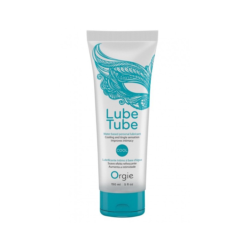 Orgie Lube Tube Cool Water-Based Intimate Gel With Cooling Effect