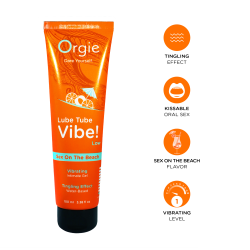 Orgie Lube Tube Vibe! - Low - Sex On The Beach - 100ml