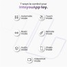 Tickly Nipple Clamps ith Vibration, Remote and Necklace with App
