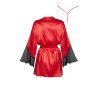 Sara peignoir red