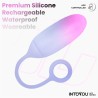 Vibrating Egg Double Layer Silicone with APP Pink/Blue