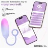 Vibrating Egg Double Layer Silicone with APP Pink/Blue