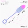 Vibrating Egg Double Layer Silicone with APP Pink/Blue