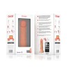 ONINDER - LARGE BOGOTÁ VIBRATOR DILDO 9 SPEEDS NATURAL 22 CM -O- 4.5 CM - FREE APP