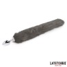 Anal plug with tail Gray 40 cm