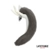Anal plug with tail Gray 40 cm