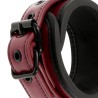 FETISH SUBMISSIVE DARK ROOM - VEGAN LEATHER HANDCUFFS WITH NEOPRENE LINING