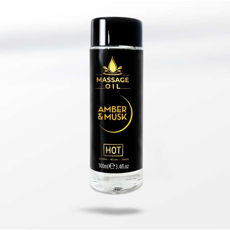 Hot Massage Oil  amber & musk 100ml