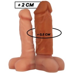 VIRILXL - LIQUID SILICONE V3 BROWN PENIS EXTENSION