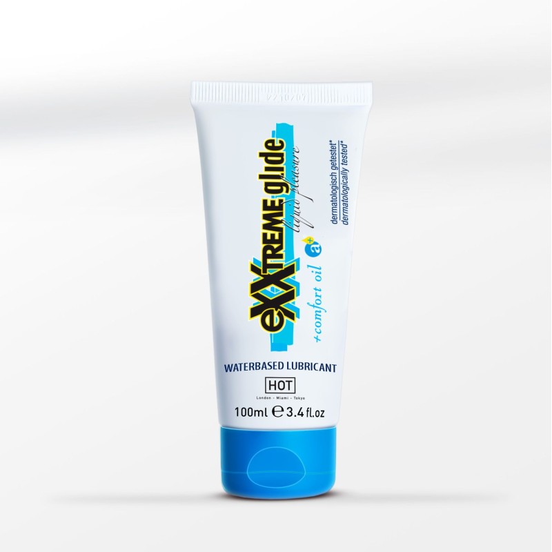 Hot eXXtreme Glide - waterbased lubricant + comfort oil a+ 100ml