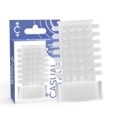 CASUAL LOVE - RING VIBRATING SLEEVE TRANSPARENT