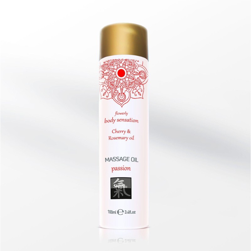 Shiatsu Massage oil passion - Cherry & Rosemary oil 100ml