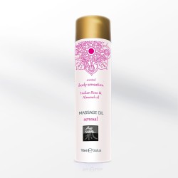 Shiatsu Massage oil sensual - Indian Rose & Almond oil 100ml