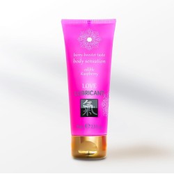 Shiatsu Love Lubricant edible - Raspberry 75ml