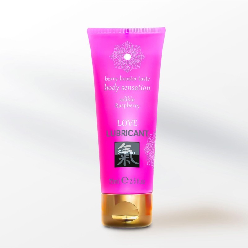 Shiatsu Love Lubricant edible - Raspberry 75ml
