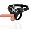HARNESS ATTRACTION - DELUXE HARNESS WITH REALISTIC VIBRATION 18 CM -O- 4.5 CM