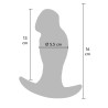 Realistic Buttplug Liquid Silicone 16 cm
