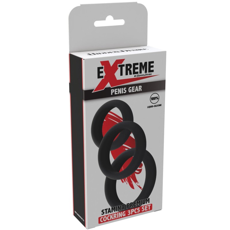 Stamina Premium C-Rings 3 Pcs Set