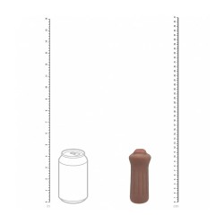 Raw - The Grip - TPE Small Masturbator - 137g - Brown