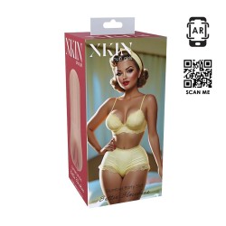 Pinup Dolls - Slumber Party Slut Bettie Blowkiss - TPE Small Masturbator - 127g - Tan