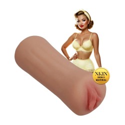 Pinup Dolls - Slumber Party Slut Bettie Blowkiss - TPE Small Masturbator - 127g - Tan