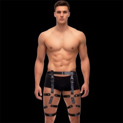 Fabian Leg and Waist Bondage Harness Adjustable