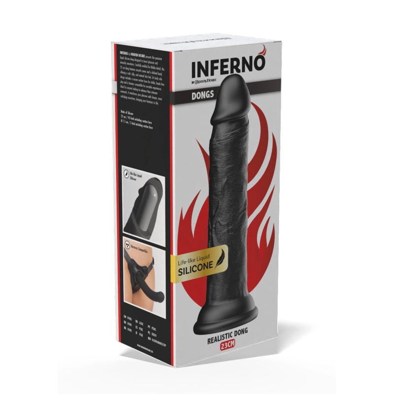 Realistic Dong Liquid Silicone 23 cm