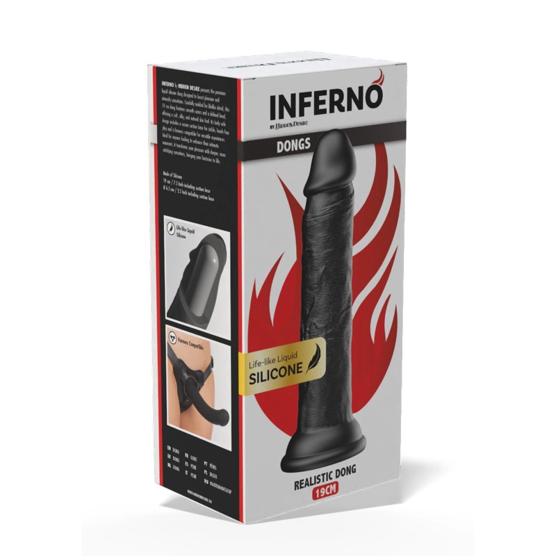 Realistic Dong Liquid Silicone 19 cm
