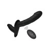 Double Vibrating Pleasure Penis Strapon Silicone 14 cm