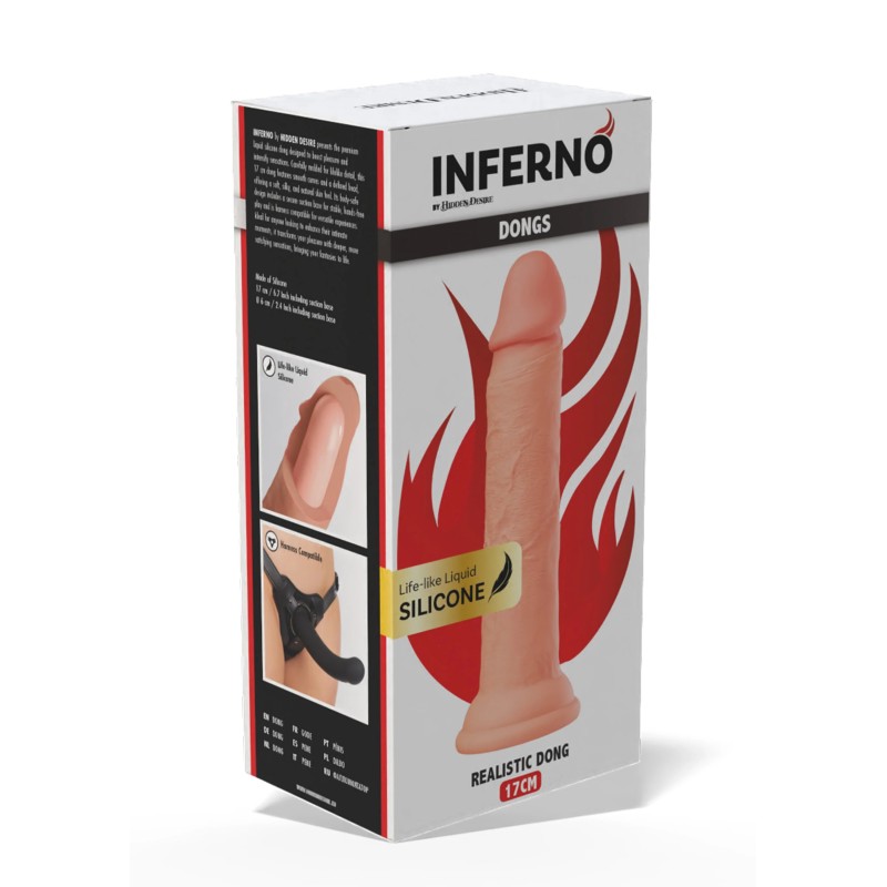 Realistic Dong Liquid Silicone 17 cm