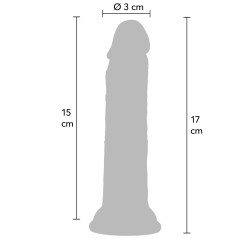 Realistic Dong Liquid Silicone 17 cm