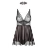 Eve chemise with mask black