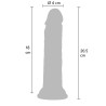 Realistic Dong Liquid Silicone 20.5 cm